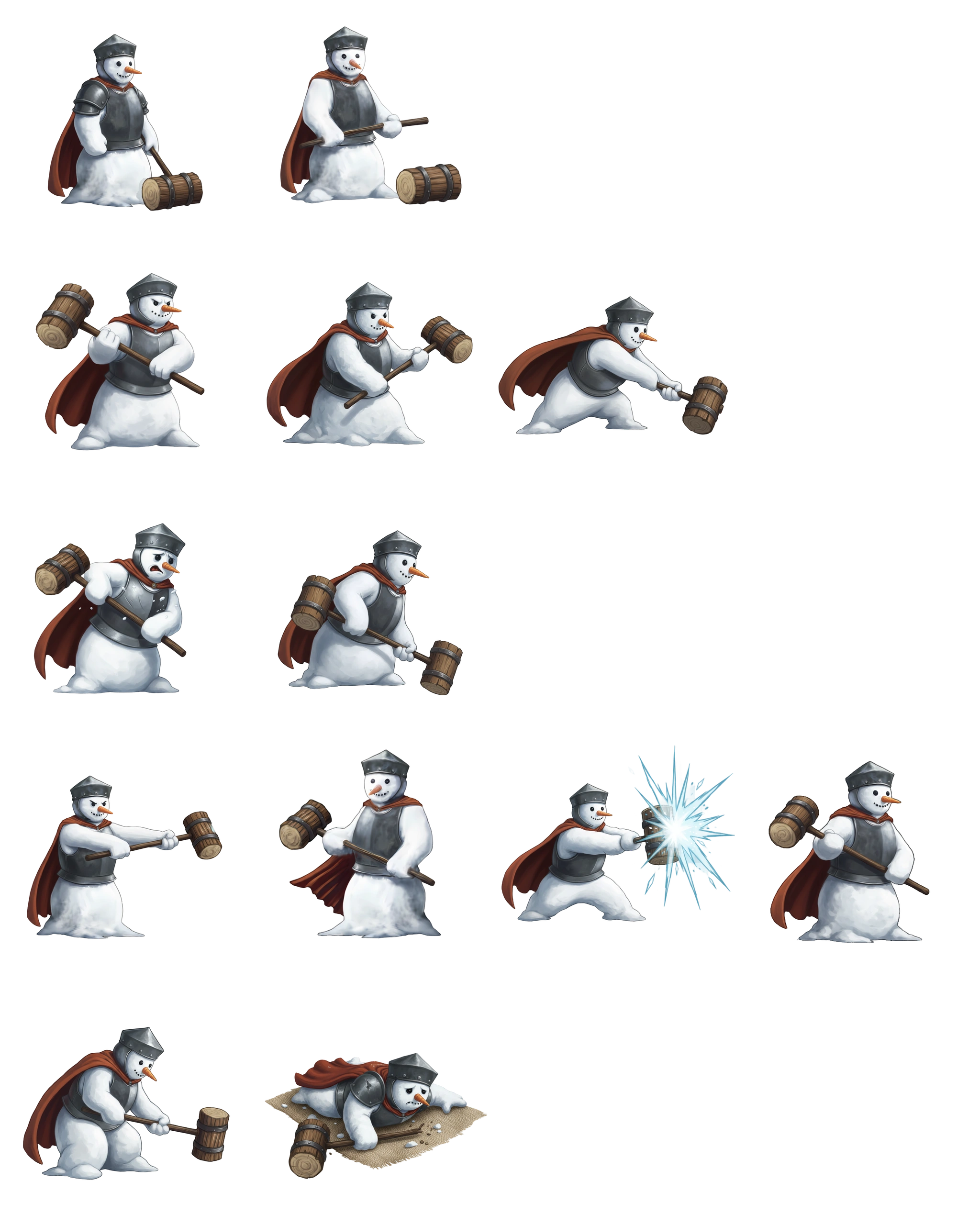 Warrior Snowman